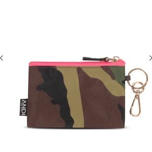 ANDI UNCamo Wallet with Pink Zipper
